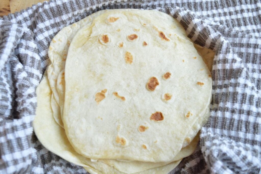 Tortillas in a teatowel