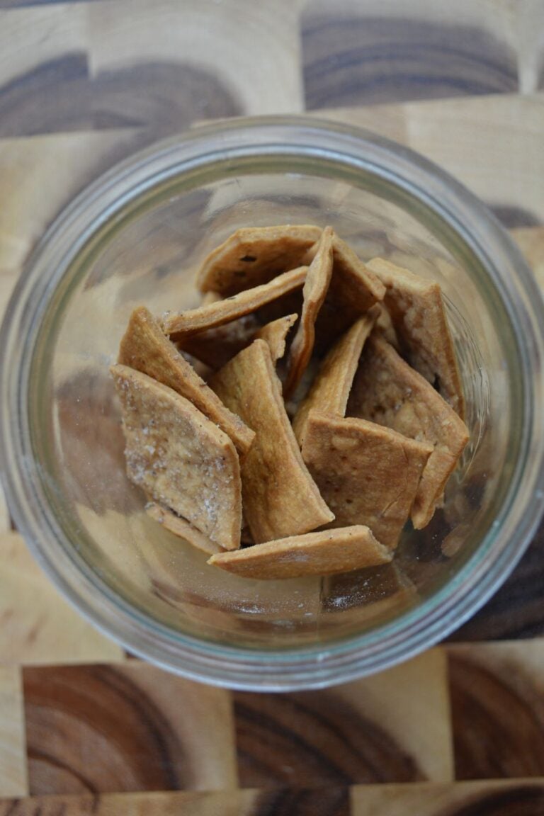 Crackers in a jar