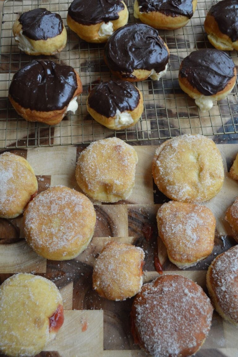 Donuts on a cooling rack