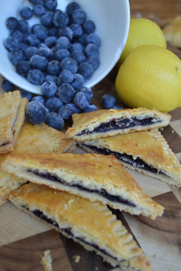 Blueberry Lemon Sourdough Pop Tarts